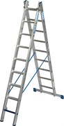 Двухсекционная универсальная лестница Krause Stabilo +S 2x9 131638