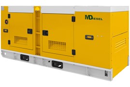 Резервный дизельный генератор MitsuDiesel МД АД-120С-Т400-1РКМ29 в шумозащитном кожухе 040412