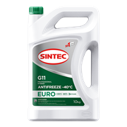 Антифриз Sintec ANTIFREEZE EURO G11-40 канистра 10кг/Antifreeze coolant 10kg can