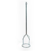 Насадка для миксера Атака для гипсовых смесей и наливных полов (120 х 590мм, оцинкованная, хвостовик М14) УТ-99847