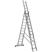 Трехсекционная алюминиевая лестница-стремянка CAGSAN TS213 3х13