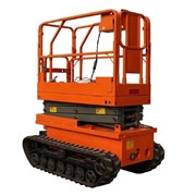 Подъемник ножничный передвижной самоходный 450 кг 6,0 м TOR GTJZ0608LD гусеничный (автономный)