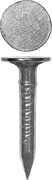 Гвозди с большой потайной головкой ЗУБР цинк 90 х 4.0 мм 9 шт. 4-305096-40-090