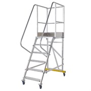 Разборная вышка-стремянка на колесах MEGAL ВС2-1,5 (150+150 кг)