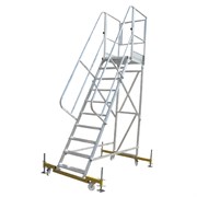 Разборная вышка-стремянка на колесах MEGAL ВС2-2,5 (150+150 кг)