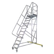 Разборная вышка-стремянка на колесах MEGAL ВС2-3,0 (150+150 кг)