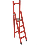 Стремянка стеклопластиковая с вертикальной опорой Оникс ССВ-2,1 h=2070мм, h рабочей площадки=1200мм