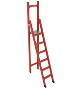 Стремянка стеклопластиковая с вертикальной опорой Оникс ССВ-2,7 h=2690мм, h рабочей площадки=1900мм