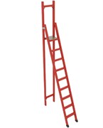 Стремянка стеклопластиковая с вертикальной опорой Оникс ССВ-3,6 h=3610мм, h рабочей площадки=2800мм