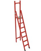 Стремянка стеклопластиковая с вертикальной опорой Оникс "Телеком" ССВ-2,8Т h=2650мм, h рабочей площадки=1700мм