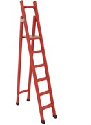 Диэлектрическая стремянка с симметричной опорой Оникс ССС-2,9 h=2900мм, h рабочей площадки=2000мм