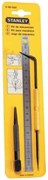 Набор из 3-х предметов для разметки линейка, кернер и чертилка Stanley 0-90-500