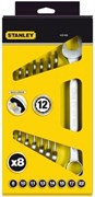 Набор комбинированных гаечных ключей MaxiDrive Pl США 8шт Stanley 4-87-054
