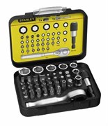 Набор бит Expert с мини-трещоткой и магнитным держателем 1/4 39шт. Stanley 1-13-906