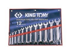 Комплект рожковых ключей 6-32 мм 12 пр. KING TONY 1112MR