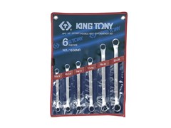 Комплект накидных ключей 10-26 мм 6 пр. KING TONY 1606MR