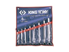 Комплект накидных ключей 6-23 мм 8 пр. KING TONY 1708MR