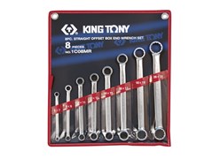 Комплект накидных прямых ключей 6-22 мм 8 пр. KING TONY 1C08MR