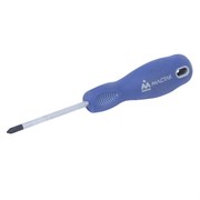 Отвертка крестовая Phillips, PH1, 75 мм, держатель МАСТАК 041-01075H 041-01075H