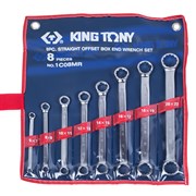 Набор накидных ключей, 6-22 мм 8 предметов KING TONY 1C08MR TONY