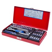 Набор торцевых головок с принадлежностями King Tony 1/4"DR, 4-13 мм, 31 предмет 2531MR