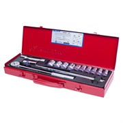 Набор торцевых головок с принадлежностями King Tony 1/2"DR, 10-24 мм, 14 предметов 4014MR