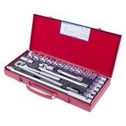 Набор торцевых головок принадлежностями King Tony 1/2"DR, 10-32 мм, 24 предмета 4326MR01