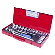 Набор торцевых головок с принадлежностями King Tony 1/2"DR, 10-32 мм, 24 предмета 4528MR