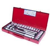 Набор торцевых головок с принадлежностями King Tony 1/2"DR, 3/8-1-1/4", 24 предмета 4532SR