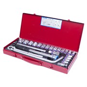 Набор торцевых головок с принадлежностями King Tony 1/2"DR, 10-32 мм, 24 предмета 4533MR