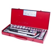 Набор торцевых головок с принадлежностями King Tony 1/2"DR, 5/16"-1-1/4", 24 предмета 4533SR