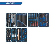 Набор инструментов "GLORY" для тележки, 8 ложементов, 152 предмета KING TONY 9G35-152MRVD TONY