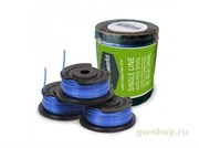 Комплект из трёх катушек с леской 1,65 мм для триммеров серии G-24  24V GREENWORKS Greenworks 29177