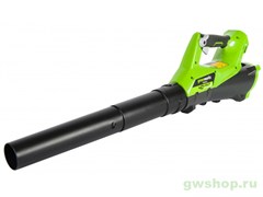 Воздуходув аккумуляторный G-MAX 40V GREENWORKS G40AB Greenworks 2400807 Воздуходув аккумуляторный G-MAX 40V GREENWORKS G40AB Greenworks 2400807