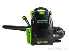 Воздуходув ранцевый аккумуляторный GD-82 82V GREENWORKS GD82BPB Greenworks 2402507 Воздуходув ранцевый аккумуляторный GD-82 82V GREENWORKS GD82BPB Greenworks 2402507