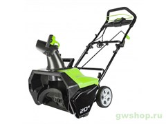 Снегоуборщик электрический 51 см GREENWORKS 1800W GES13 Greenworks 2600507 Снегоуборщик электрический 51 см GREENWORKS 1800W GES13 Greenworks 2600507