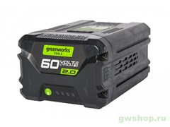 Аккумулятор GD-60 60V GREENWORKS G60B2 Greenworks 2918307 Аккумулятор GD-60 60V GREENWORKS G60B2 Greenworks 2918307