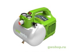 Компрессор электрический GREENWORKS GAC6L Greenworks 4101302 Компрессор электрический GREENWORKS GAC6L Greenworks 4101302