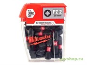 Биты для шуруповерта Milwaukee Shockwave PZ2 x 25 мм (25шт) Greenworks 4932430864
