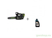 Пила цепная аккумуляторная G-MAX 40V GREENWORKS GD40TCS + Масло для цепи в подарок! Greenworks 2003807, 70285160000