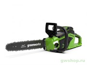 Пила цепная аккумуляторная G-MAX 40V GREENWORKS GD40CS15K4 с АКБ 4АЧ и ЗУ Greenworks 2005707UB