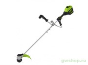 Триммер аккумуляторный 60V GREENWORKS GD60BCB с АКБ 6АЧ и ЗУ Greenworks 2108407UF