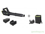 Воздуходув аккумуляторный GREENWORKS GC82BLBK4 + АКБ и ЗУ + поясной держатель G82BC Greenworks 2401207UB