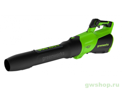 Воздуходувка аккумуляторная GREENWORKS 40V GD40BG3, с АКБ 4 Ач и ЗУ Greenworks 2408207UB