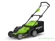 Газонокосилка аккумуляторная G-MAX 40V GREENWORKS G40LM41K2-2X Greenworks 2500007VC