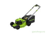 Газонокосилка аккумуляторная Самоходная 40V GREENWORKS GD40LM48SP с АКБ 5 Ач и ЗУ Greenworks 2517407K5