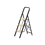 Односторонняя стальная стремянка Алюмет  MK803P 3 ступени с широкими пластиковыми ступенями