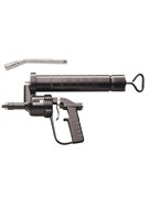 Пневматический шприц SAMOA для консистентной смазки 500 см3,  жесткий носик с 4-х лепестковым соединителем 168601