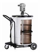 Мобильный пневматический солидолонагнетатель SAMOA с насосом PM35 для бочек 185 кг 426244