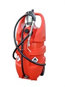 Резервуар Emiliana Serbatoi Emilcaddy 110 EML110VY24V для масла, электронасос 24В, 3 м шланг, мех. пистолет с гибким носиком, мобильный